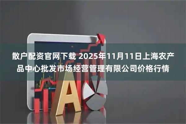 散户配资官网下载 2025年11月11日上海农产品中心批发市场经营管理有限公司价格行情